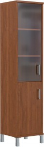 Шкаф-колонка комбинированная B 431.5(L) Орех Гарда 475х450х2054