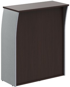 Стойка ресепшн РС-1 Беларусь Венге Магия/Металлик 940*510*1150 IMAGO