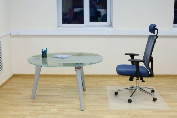 Коврик напольный Бюрократ -1019202 прямоугольный матовый для паркета, ламината полипропилен 120х90см