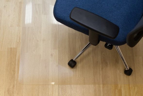 Коврик напольный Бюрократ -1019202 прямоугольный матовый для паркета, ламината полипропилен 120х90см