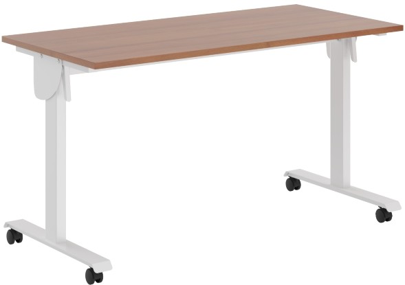 Стол складной CST 1365 Орех Французский/Белый 1350х650х750 IMAGO MOBILE LITE