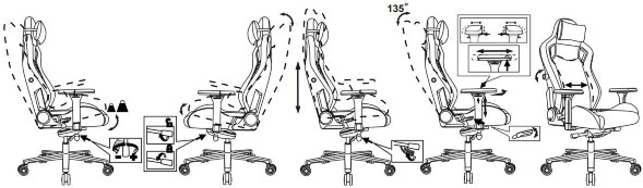 Кресло игровое Knight Craft