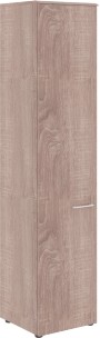 Шкаф колонка с глухой дверью и топом WHC 42.1 Дуб Сонома 432х432х1949 WAVE