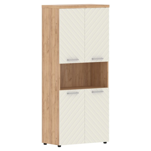 Шкаф с комплектами малых дверей и топом TLHC 85.4 856х450х1968 TORR LUX