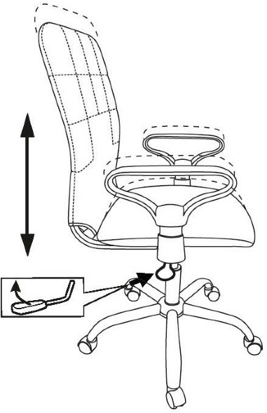 Кресло Бюрократ CH-596 в Сыктывкаре 