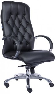 Кресло Everprof Monaco Экокожа Черный