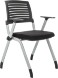 Стул Бюрократ X-Click черный на ножках металл серый