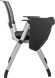 Стул Бюрократ X-Click-PP черный со столиком на ножках металл серый