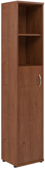 Шкаф колонка с глухой средней дверью СУ-1.6(L) Орех Французcкий 406*365*1975