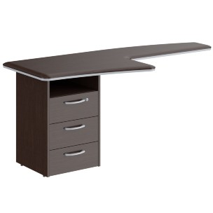 Брифинг-приставка с тумбой DB 1880.A(L) 1800х800х750 DIONI