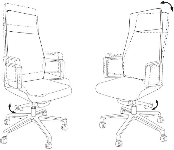 Кресло руководителя Бюрократ _JONS